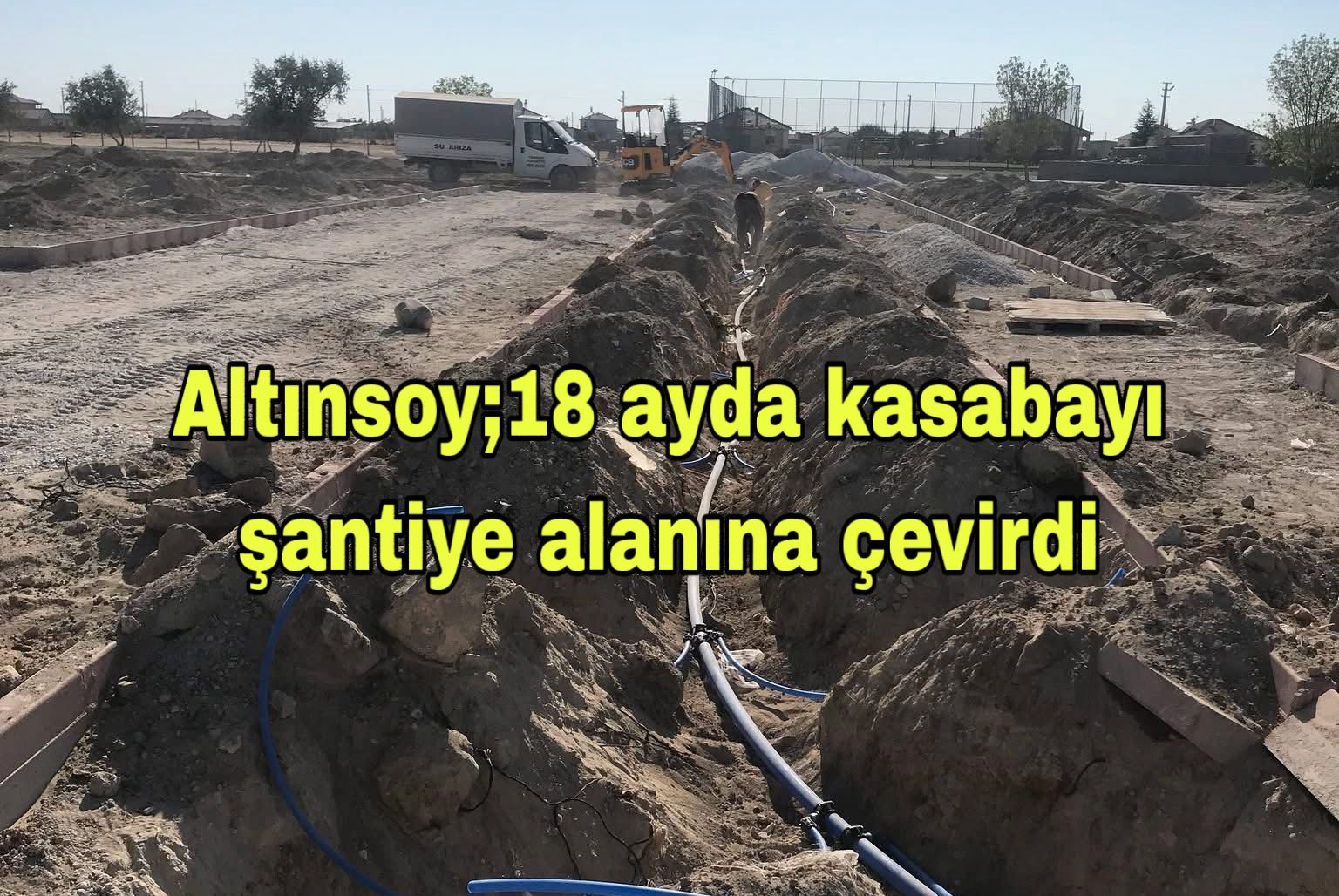 Başkan Altınsoy, 18 ayda doğalgazdan TOKİ’ye, yol ve park projelerinden