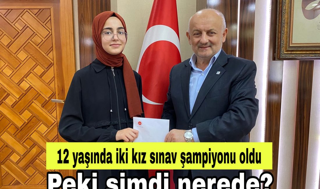 Konya’daki hafızlık sınavında 100 tam puan alan 12 yaşındaki iki