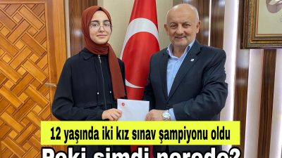 Konya’daki hafızlık sınavında 100 tam puan alan 12 yaşındaki iki