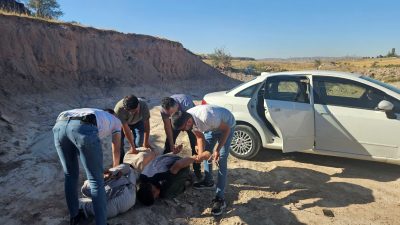 Nevşehir'de İl Emniyet Müdürlüğü ekipleri tarafından yürütülen çalışma sonucunda göçmen