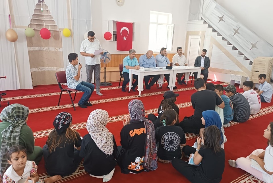 Ağaçören’de Yaz Kur’an Kursu öğrencileri için düzenlenen Bilgi Yarışması, yoğun