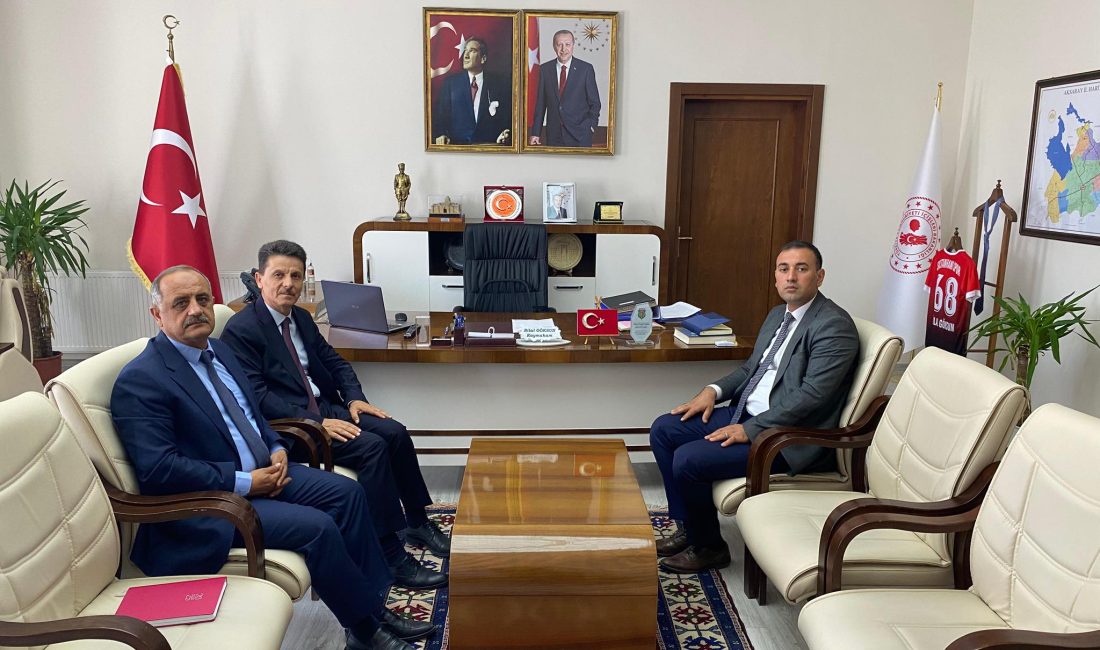 Sultanhanı Kaymakamı Bilal Göksun, Aksaray Defterdarı Ahmet Günçavdı ve Aksaray