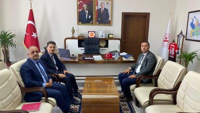 Sultanhanı Kaymakamı Bilal Göksun, Aksaray Defterdarı Ahmet Günçavdı ve Aksaray