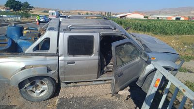 Sivas’ın Şarkışla ilçesinde yaşanan olayda aynı saatlerde iki ayrı trafik