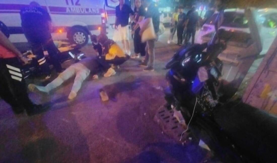 Eskişehir'de yaşanan olayda ticari araç ile motosiklet çarpıştı. Kazada motosikletin