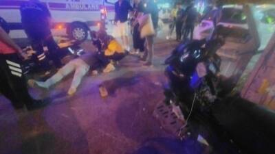 Eskişehir'de yaşanan olayda ticari araç ile motosiklet çarpıştı. Kazada motosikletin
