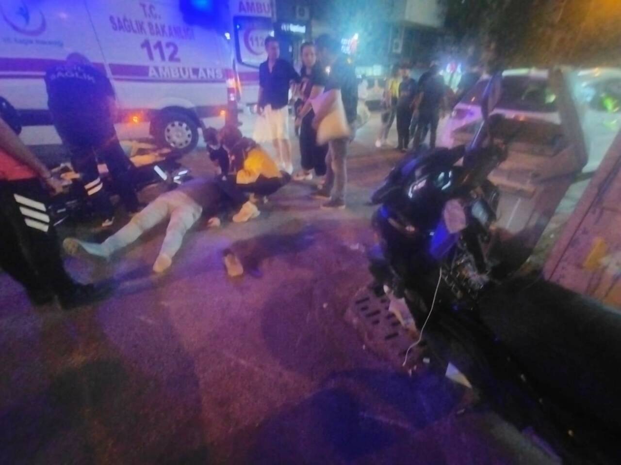 Eskişehir'de yaşanan olayda ticari araç ile motosiklet çarpıştı. Kazada motosikletin
