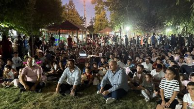 Ağaçören Belediyesi tarafından Açık Hava Sineması etkinliği organize edildi. Yapılan