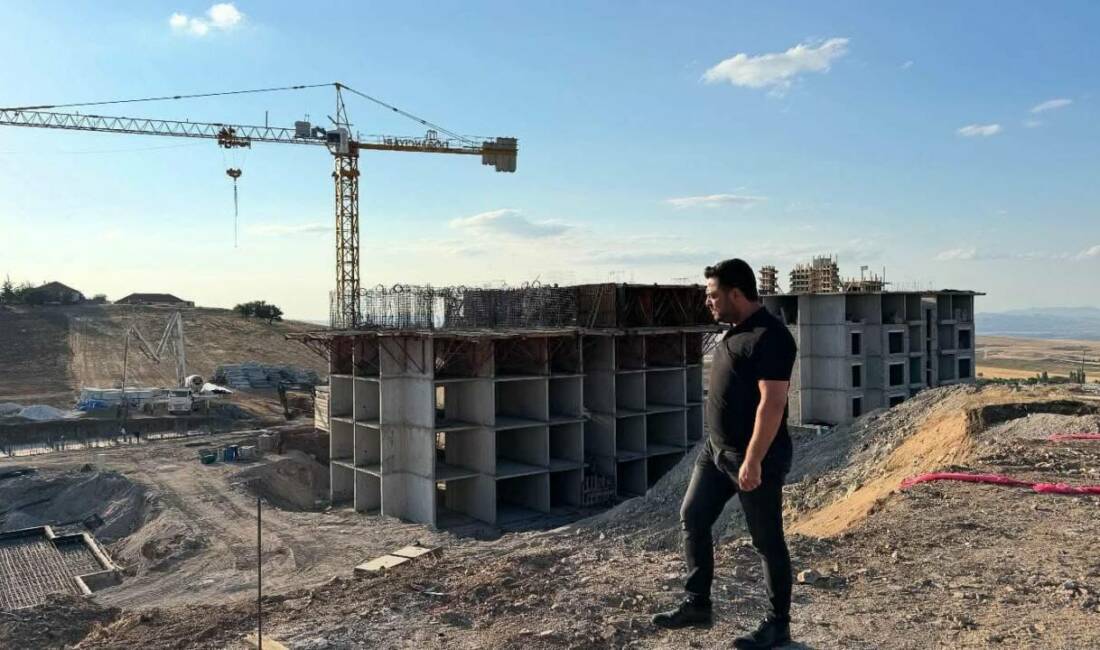 Ağaçören Belediyesi, TOKİ 2. etap konut projesinde çalışmaların devam ettiğini