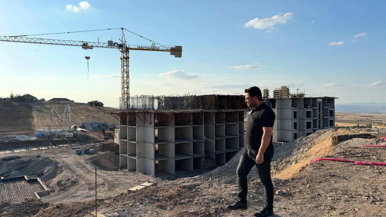 Ağaçören Belediyesi, TOKİ 2. etap konut projesinde çalışmaların devam ettiğini