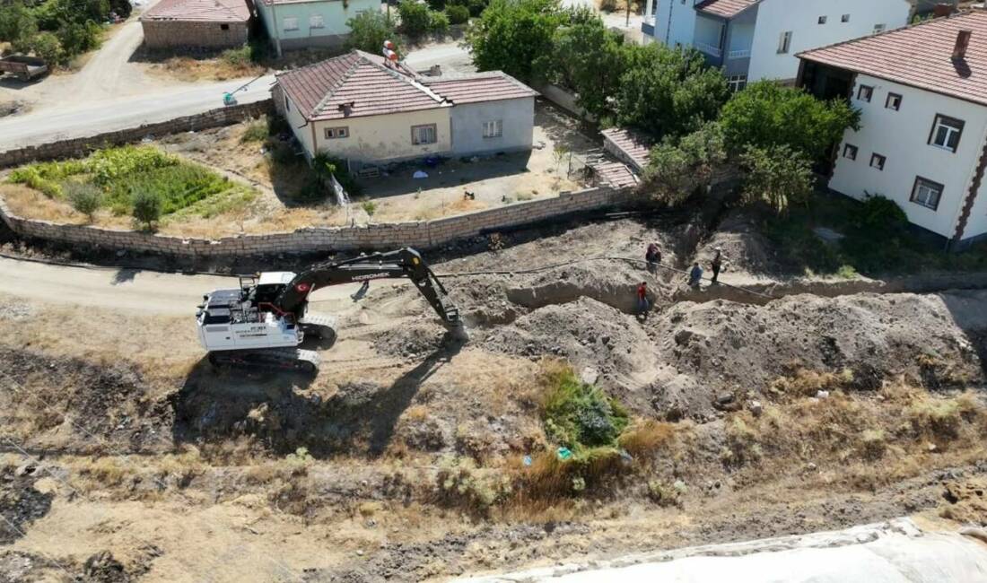 Aksaray İl Özel İdaresi, köylerin içme suyu altyapısını güçlendirmek amacıyla