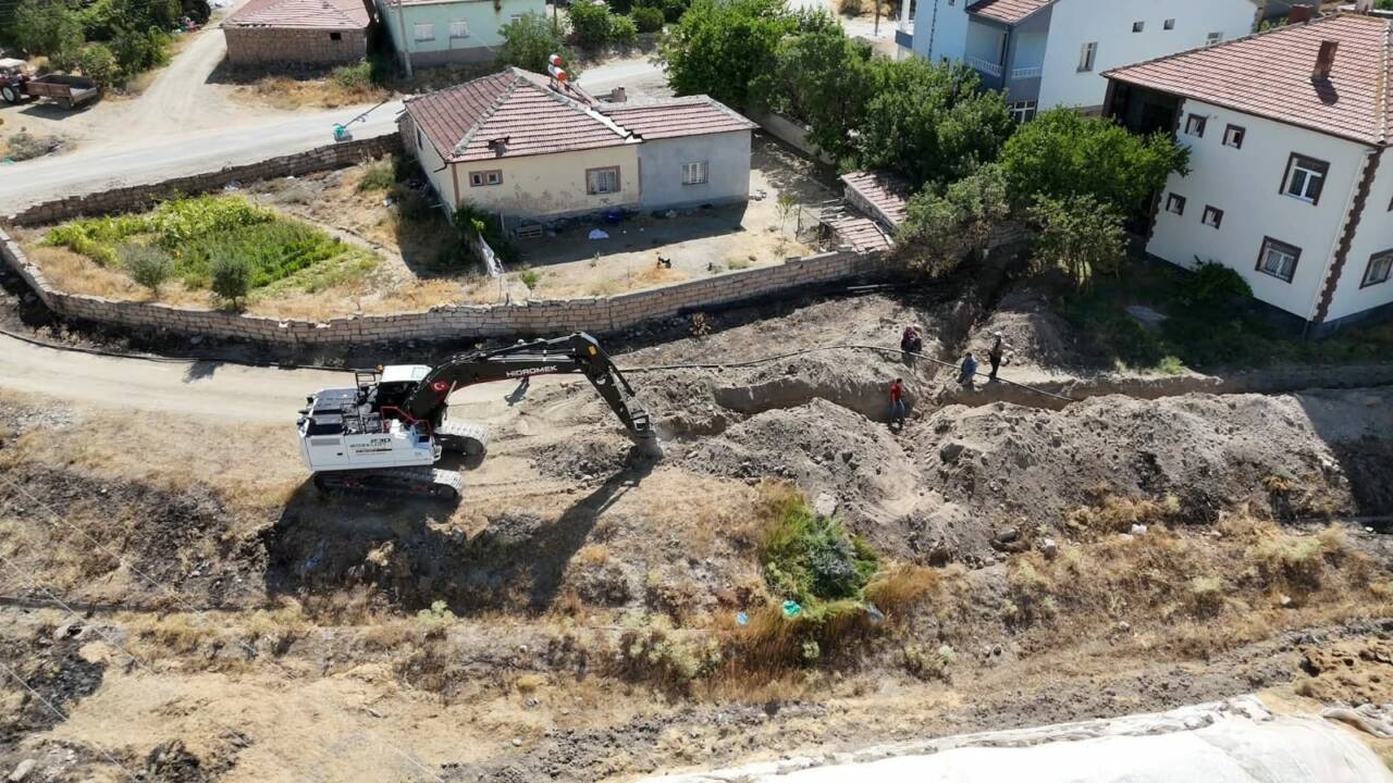 Aksaray İl Özel İdaresi, köylerin içme suyu altyapısını güçlendirmek amacıyla