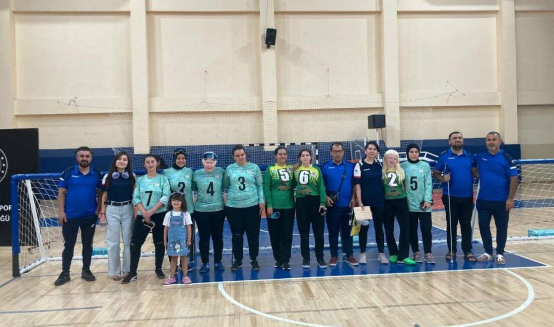 Bilecik’te düzenlenen 2. Lig Kadınlar Goallbal müsabakalarında Aksaray Görme Engelliler