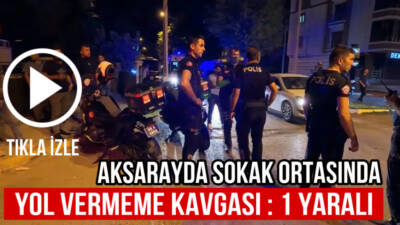 Ereğli Kapı Mahallesi’nde yol verme tartışması kavgaya dönüştü. Askerden izne