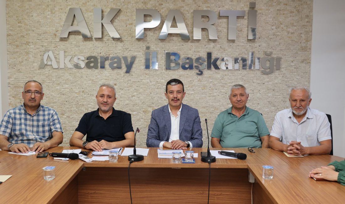 AK Parti Aksaray İl Başkanlığı, geleneksel hale gelen haftalık olağan