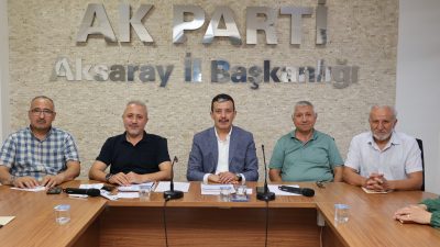 AK Parti Aksaray İl Başkanlığı, geleneksel hale gelen haftalık olağan