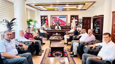Eskil Belediye Başkanı Mustafa Zavlak, İl Genel Meclis üyeleri, Belediye