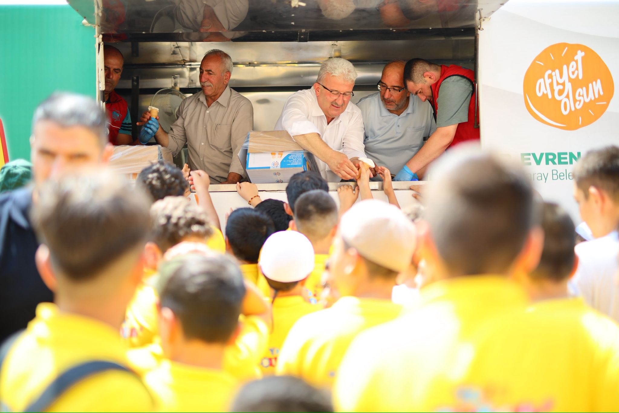 Aksaray’da Cuma namazı sonrası düzenlenen organizasyonda, belediyeye bağlı Bilgihanelerde eğitim