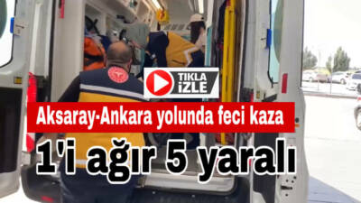 Kamyonet ile otomobilin çarpıştığı kazada 5 kişi yaralandı. Yaralılardan Halime