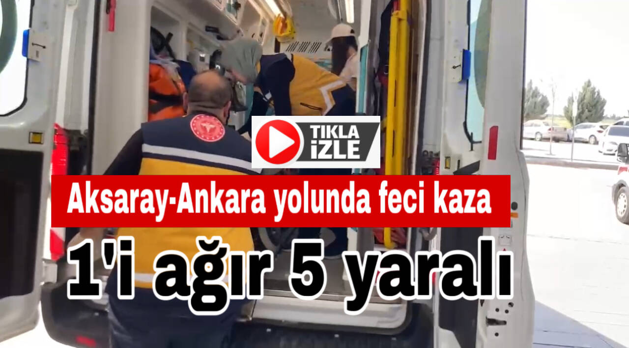 Kamyonet ile otomobilin çarpıştığı kazada 5 kişi yaralandı. Yaralılardan Halime