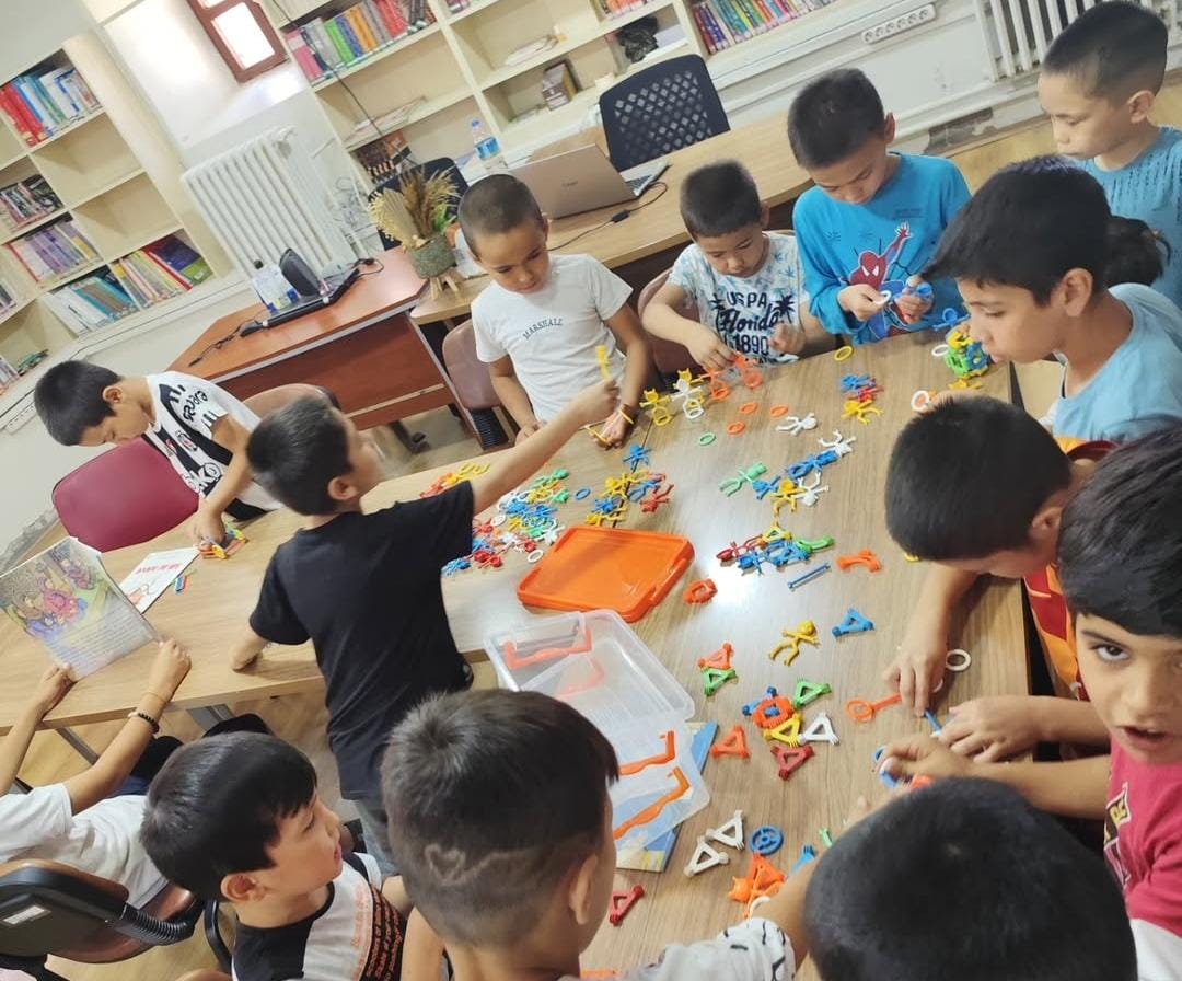 Aksaray İl Halk Kütüphanesi, KÜYAP2025 Yaz Programı etkinlikleri kapsamında çocuklara