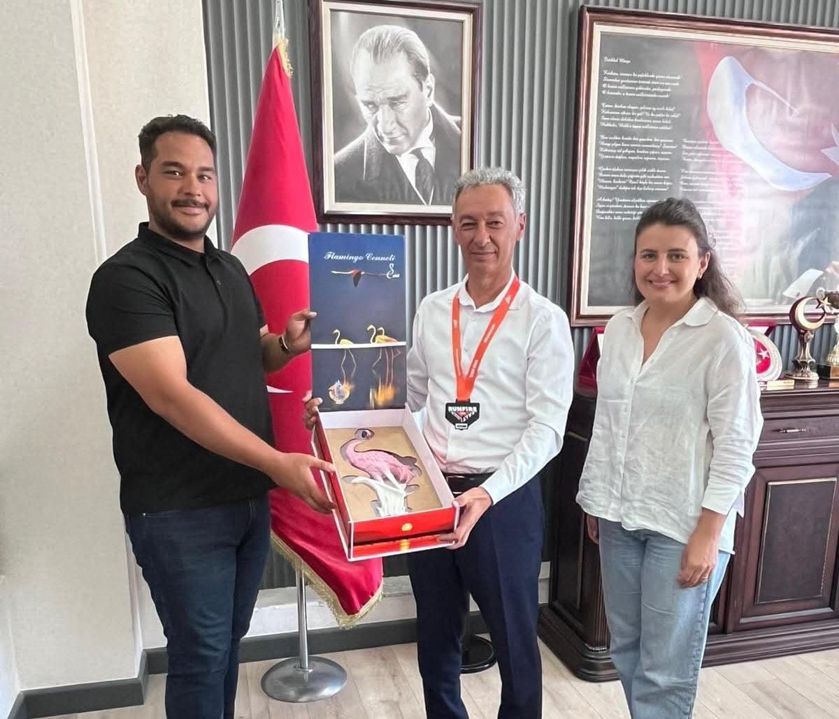 Eskil Tuz Gölü Maratonu’nun uzun etap organizasyon ekibinde yer alan
