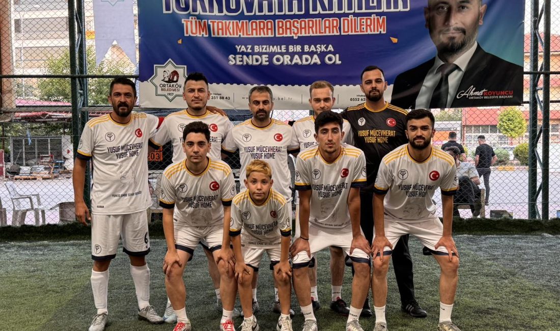 Ortaköy Belediyesi, ilçede sporu teşvik etmek ve futbol sevgisini artırmak