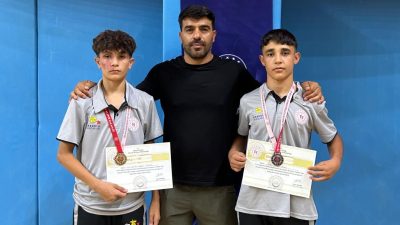 Manisa’da düzenlenen Anadolu Yıldızlar Ligi (Analig) Güreş Türkiye Şampiyonasında Aksaray