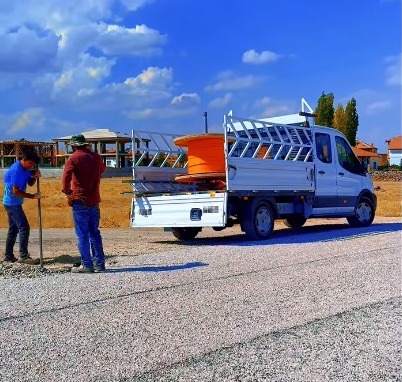 Gülağaç Hürriyet Mahallesi ile Gülağaç–Güzelyurt yolu projesi kapsamında başlatılan çalışmalar
