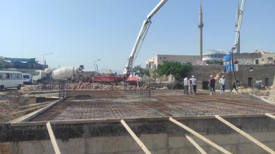 Güzelyurt Belediyesi’nin ilçeye kazandıracağı Zahra Pazarı Ticaret Merkezi Projesi hızla