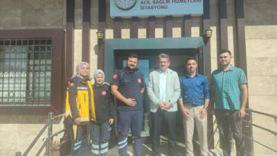 Aksaray İl Sağlık Müdürü Dr. Abdullah Güleç, Gülağaç ilçesinde bulunan