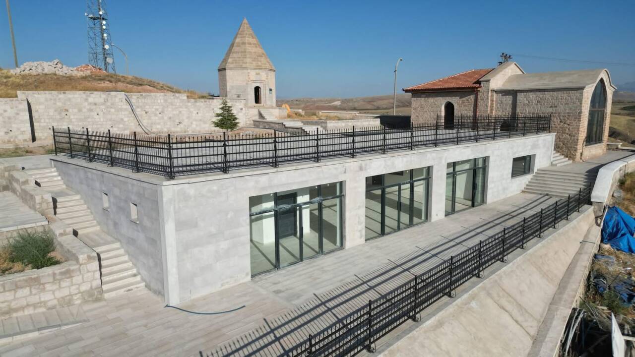 Restorasyonu tamamlanan II. Kılıçarslan Köşkü, açılış öncesi ilk kez görüntülendi.