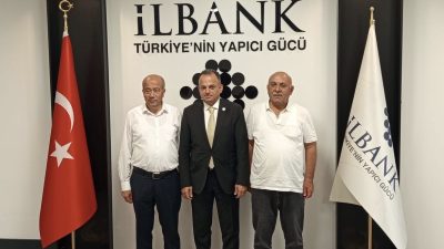 Başkan Altınsoy ve Baylan, Konya İller Bankası Bölge Müdürü Sedat