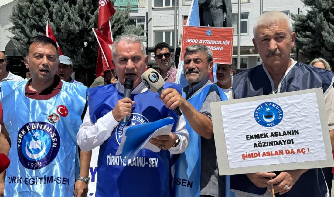 Kamu-Sen, adil ücret talebiyle 18 Ağustos Pazartesi günü Türkiye genelinde