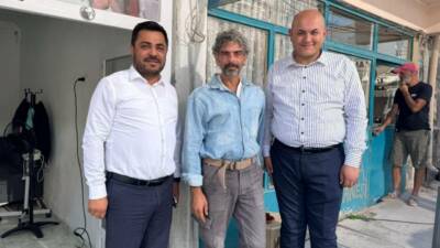Ağaçören’de çekimleri süren “Toprağın Tuzu” filmi setini Kaymakam ve Belediye