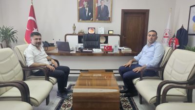 Sultanhanı Kaymakamı Bilal Göksun, İl Genel Meclis Üyesi Sadrettin Saman’ı