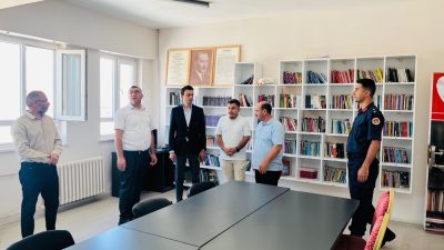 Aksaray’ın Eskil ilçesine bağlı Güneşli Köyü, Eskil Kaymakamı Harun Uzar’ı