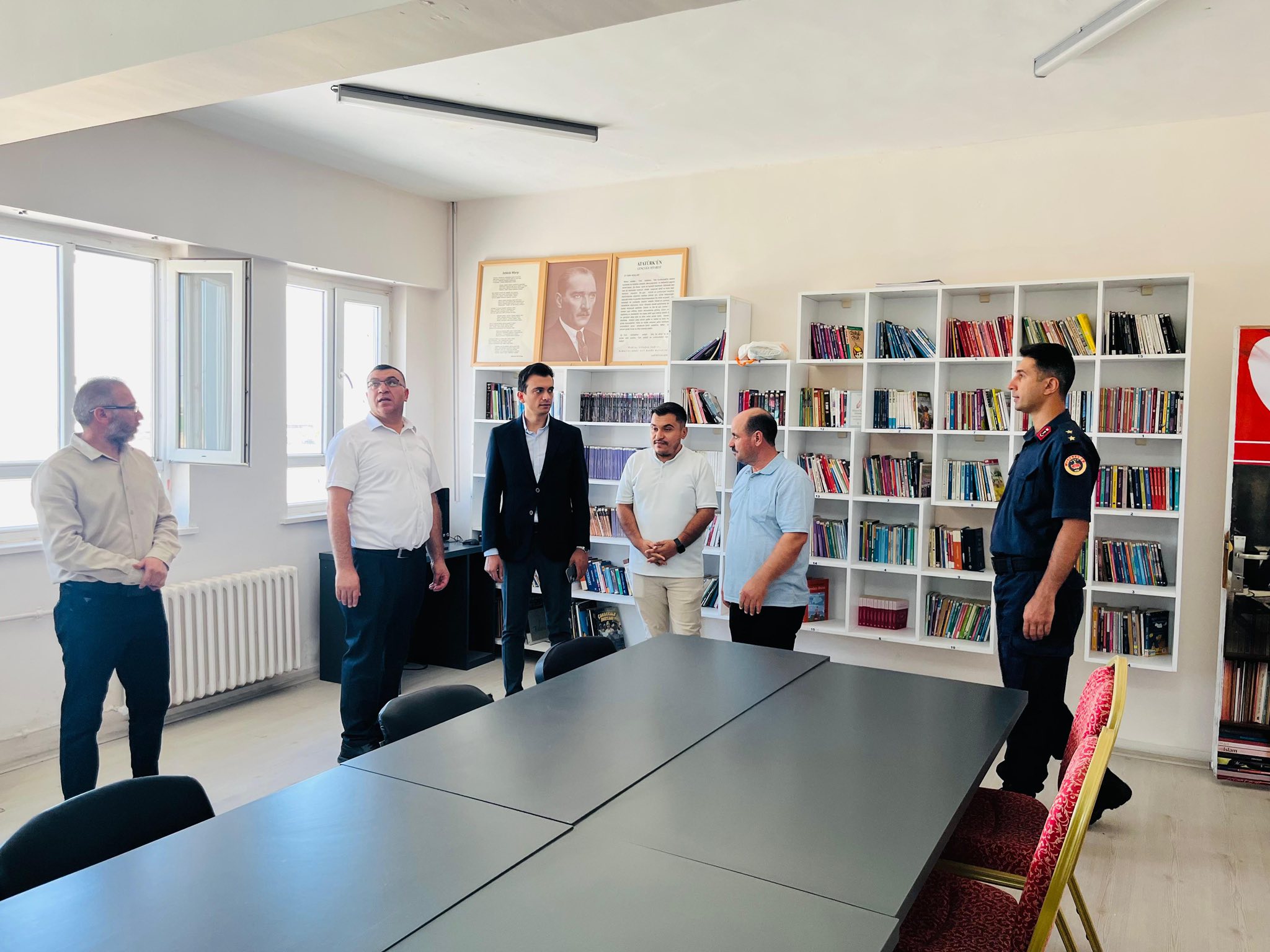 Aksaray’ın Eskil ilçesine bağlı Güneşli Köyü, Eskil Kaymakamı Harun Uzar’ı