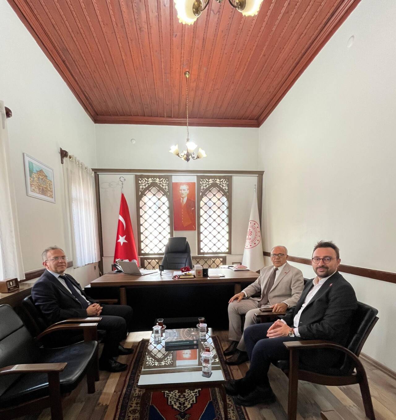 Aksaray Meteoroloji Müdürü Cevdet Başağa ile Aksaray İl Nüfus ve