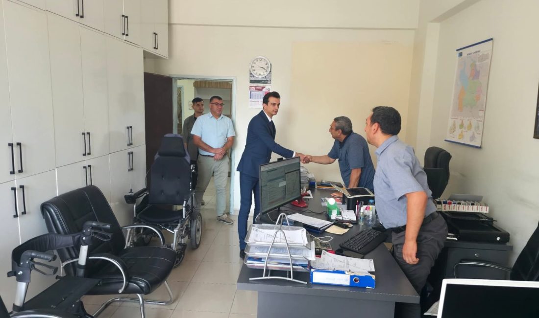 Eskil Kaymakamı Harun Uzar, göreve gelişinin ilk haftası içerisinde ilçedeki