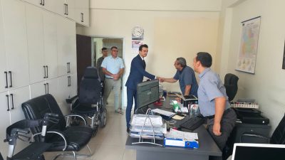 Eskil Kaymakamı Harun Uzar, göreve gelişinin ilk haftası içerisinde ilçedeki