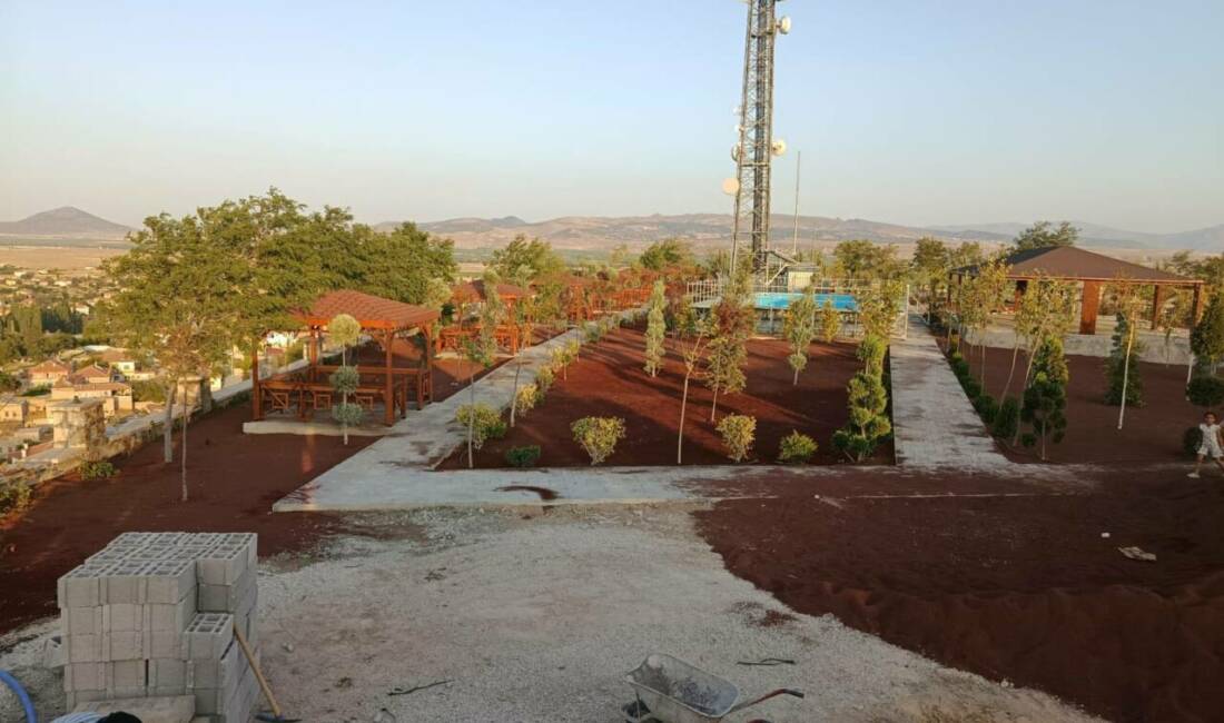 Demirci Belediyesi, ilçeye nefes aldıracak yeni yaşam alanı Millet Bahçesi’nde