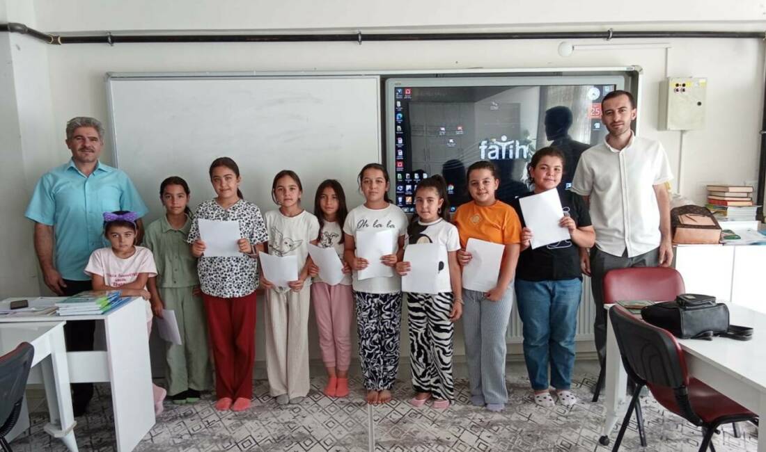 Ağaçören İlçe Müftülüğü tarafından düzenlenen “Şehirlerin Dili” etkinliğinde, Kur’an kursu