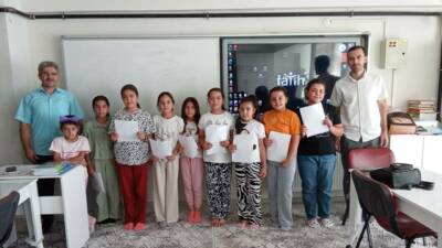 Ağaçören İlçe Müftülüğü tarafından düzenlenen “Şehirlerin Dili” etkinliğinde, Kur’an kursu