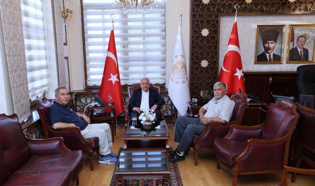 Aksaray Valisi Mehmet Ali Kumbuzoğlu, iş insanları Sadık Karaman ve
