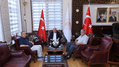 Aksaray Valisi Mehmet Ali Kumbuzoğlu, iş insanları Sadık Karaman ve