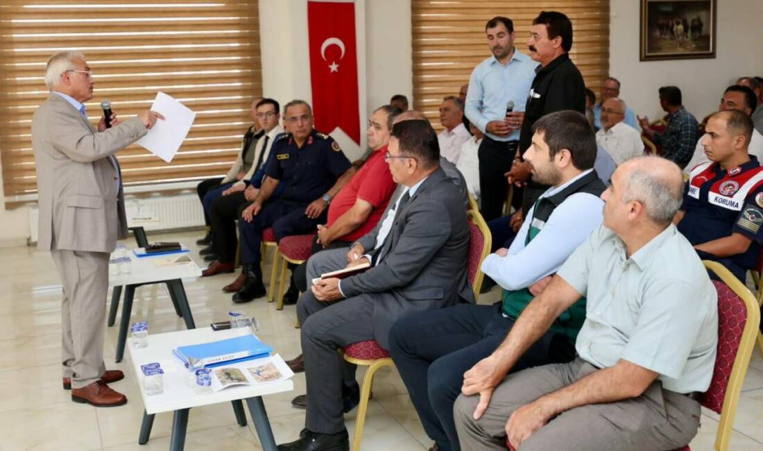 Aksaray Valiliği organizasyonunda orman yangınlarına karşı alınan tedbirleri değerlendirmek adına