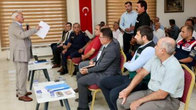 Aksaray Valiliği organizasyonunda orman yangınlarına karşı alınan tedbirleri değerlendirmek adına