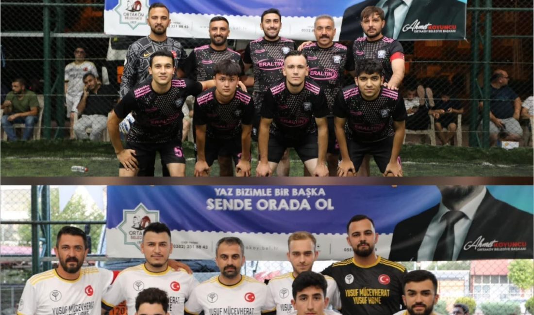 Ortaköy Belediyesi’nin organize ettiği futbol turnuvasında büyük final heyecanı 11