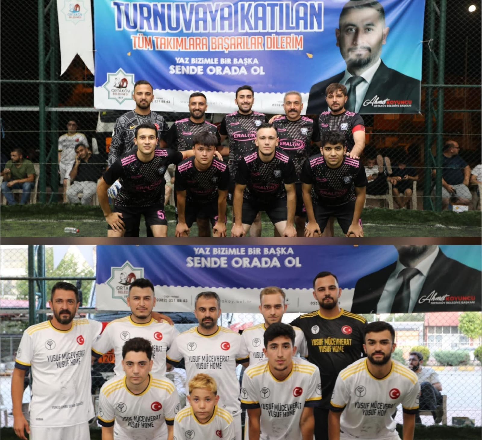 Ortaköy Belediyesi’nin organize ettiği futbol turnuvasında büyük final heyecanı 11